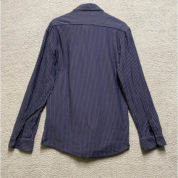 Zara Shirt Mens Extra Large Blue Long
Sleeve Slim Fit Button Down - Picture 7 of 10